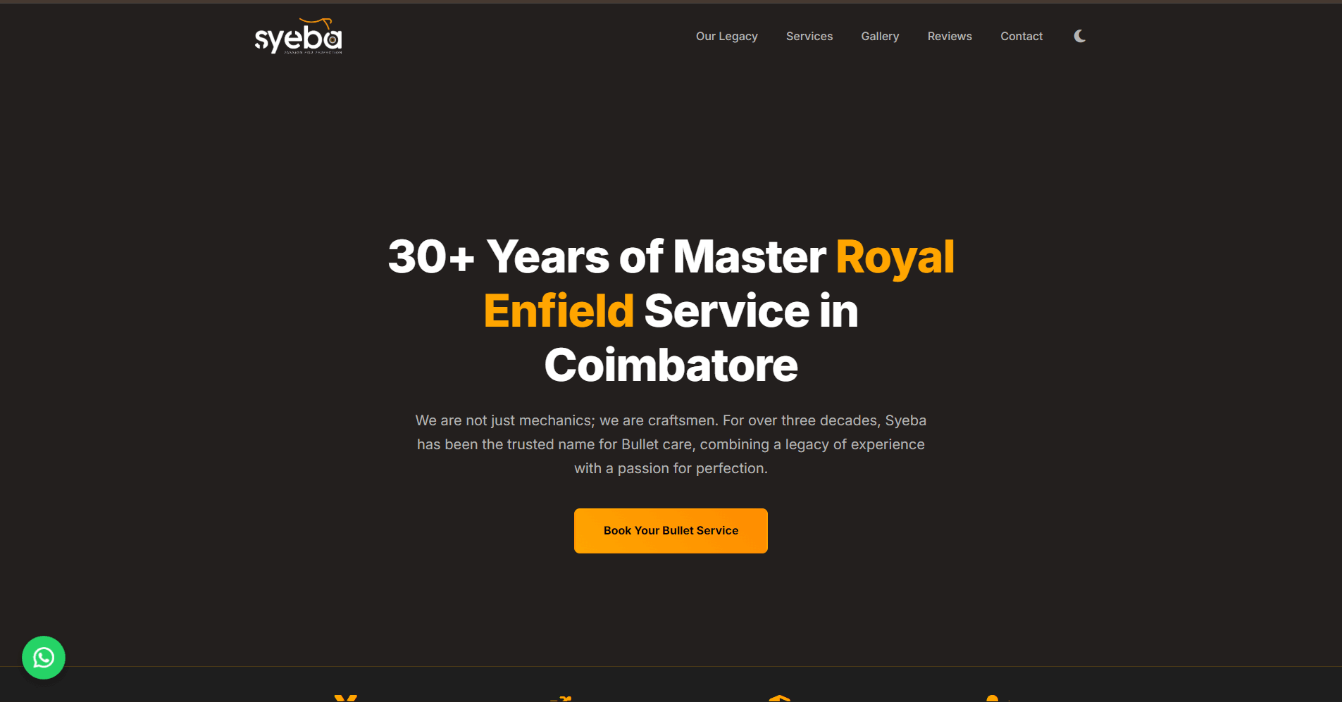 Syeba Workshop website designed and developed by Codynex Technology